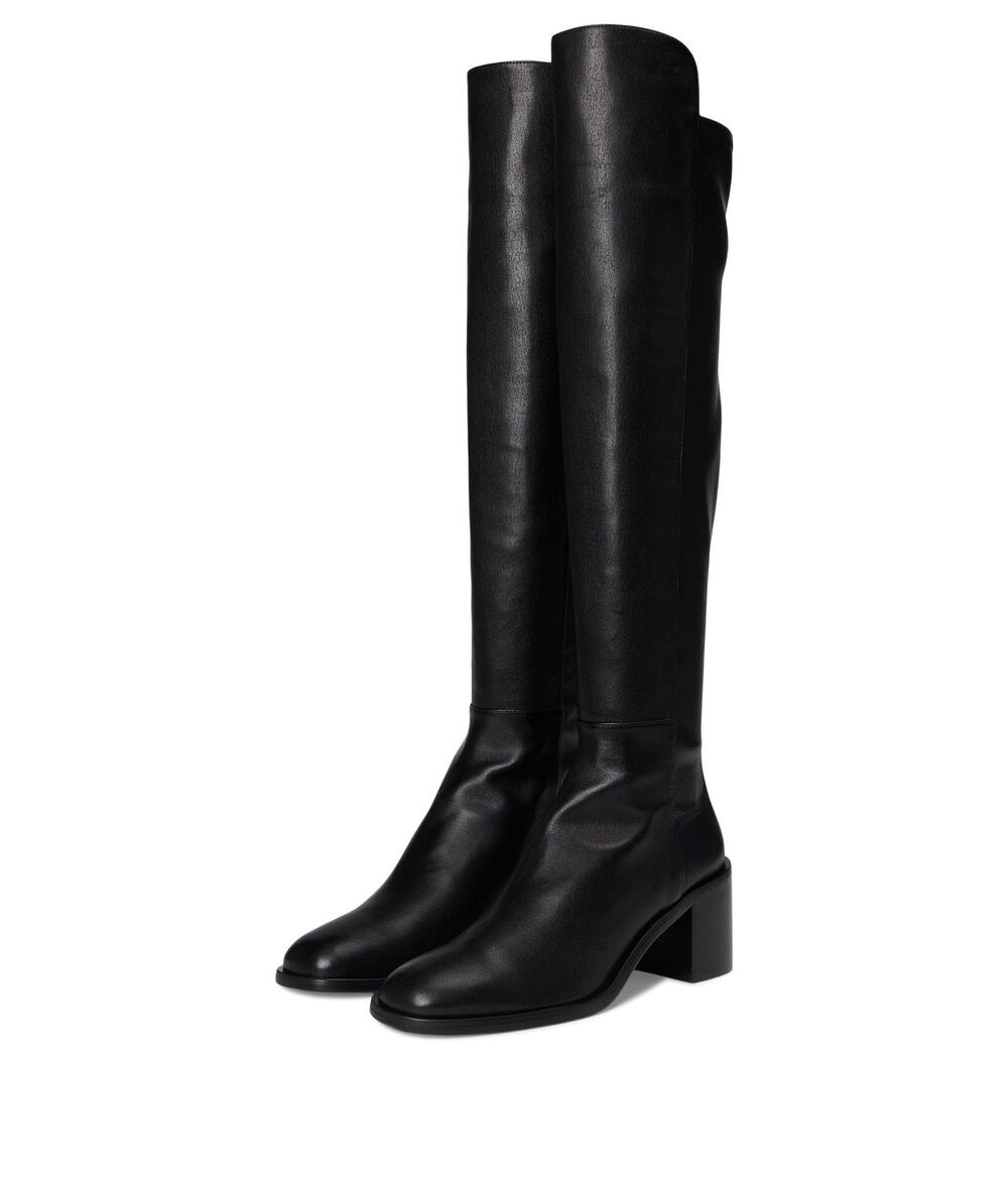 STUART WEITZMAN WOMEN'S 5050 FINN BOOTS, BLACK, 9, MEDIUM